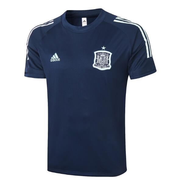 2020 EURO Spain Navy Training Shirt